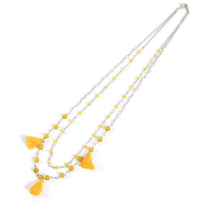 Taj Tassel Necklace