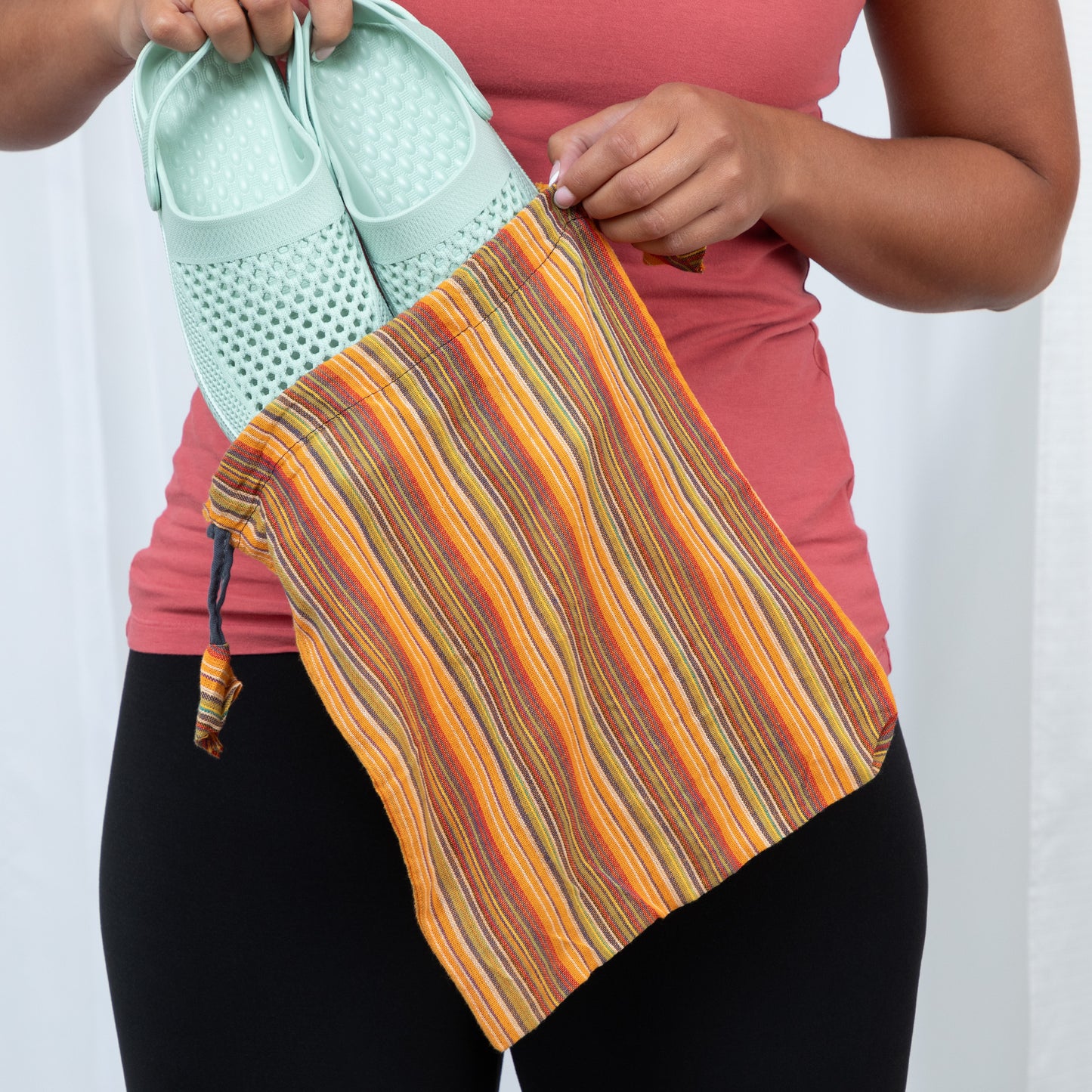 Travel Shoe Bag with Drawstring!