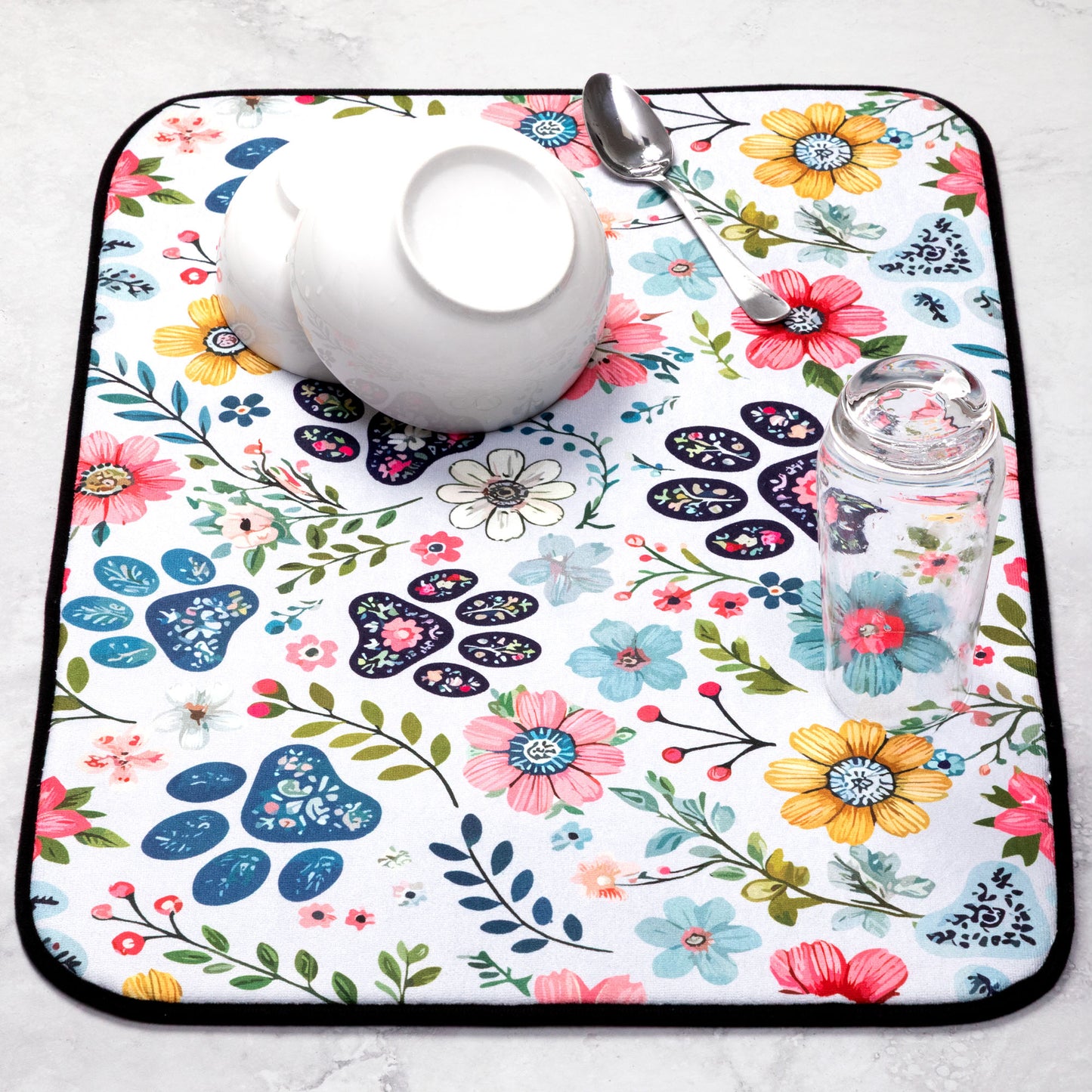 Paws & Pets Microfiber Dish Drying Mat