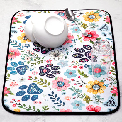 Paws & Pets Microfiber Dish Drying Mat
