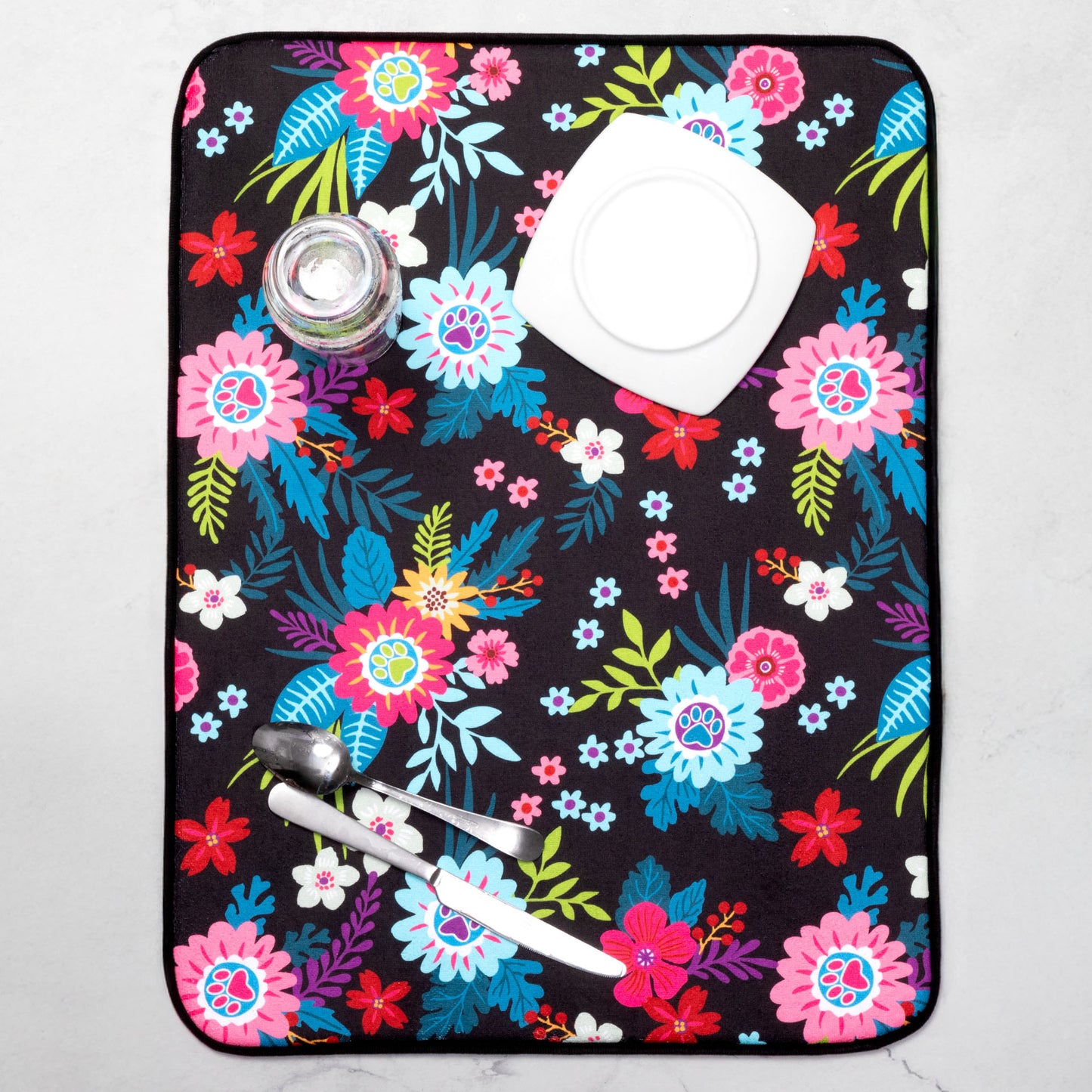 Paws & Pets Microfiber Dish Drying Mat
