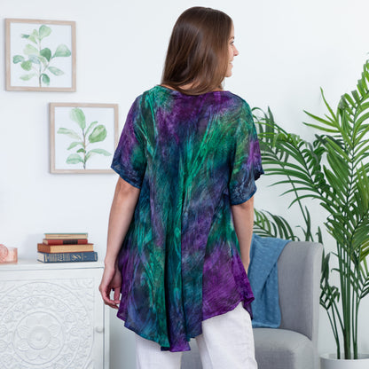 Peacock Love Tunic | Fair Trade