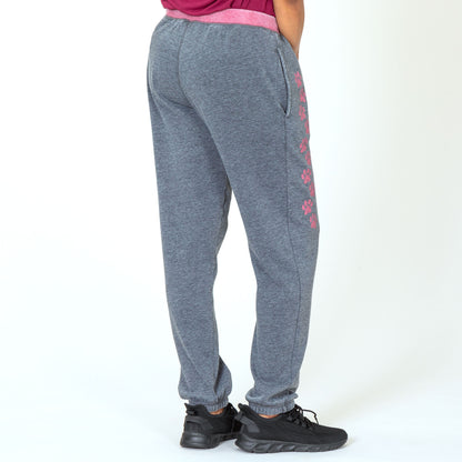 Walking Paws Burnout Sweatpants with Pockets