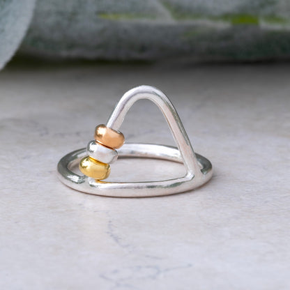 Up & Over Sterling Silver Fidget Ring