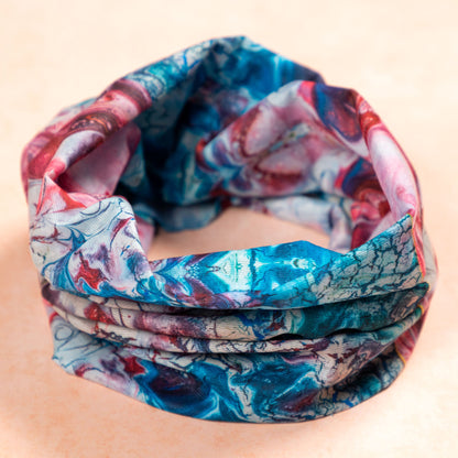 Colorful Print Lightweight Neck Warmer