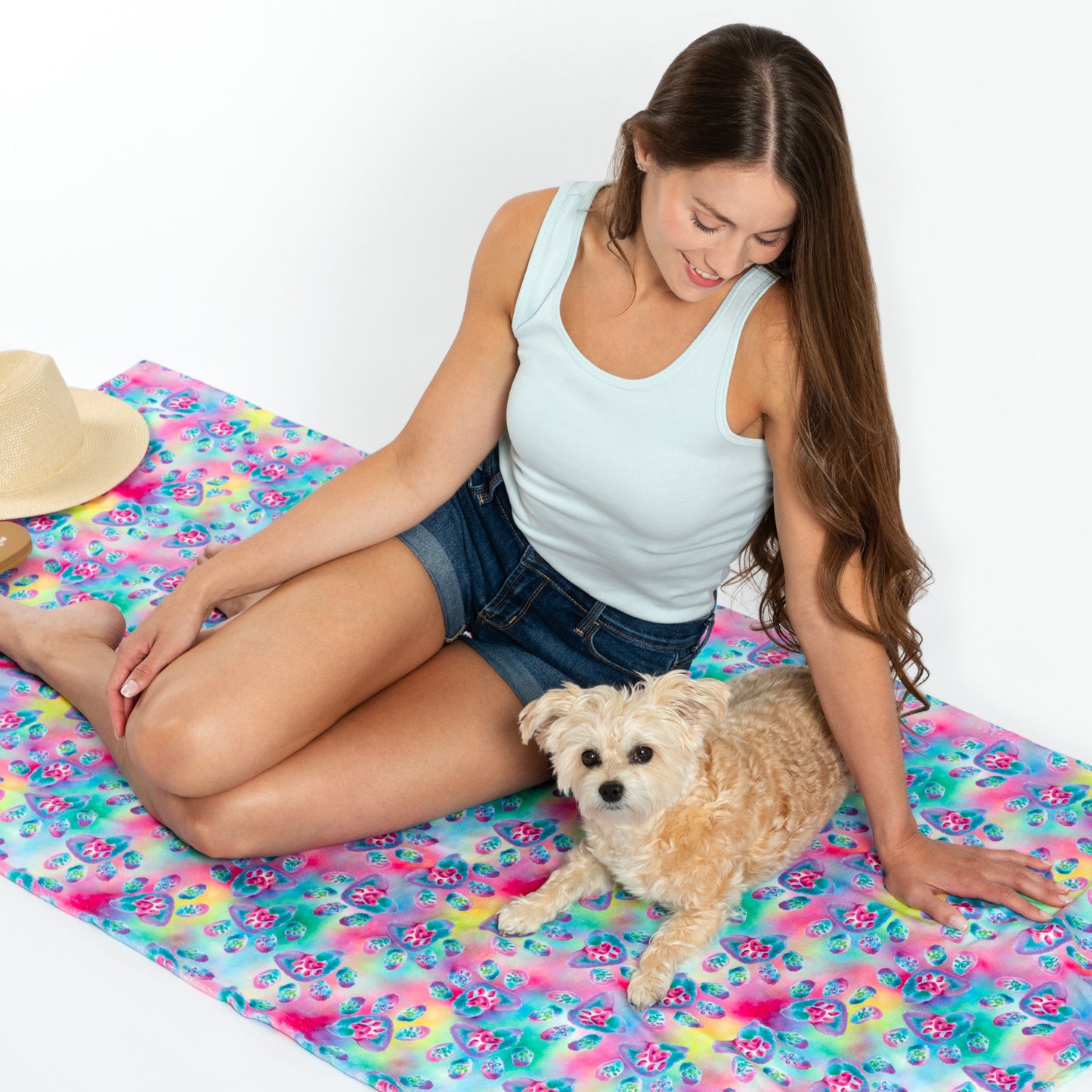 Paw Print Oversized Towel