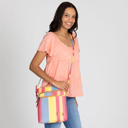 Ombre Paws Crossbody Bag