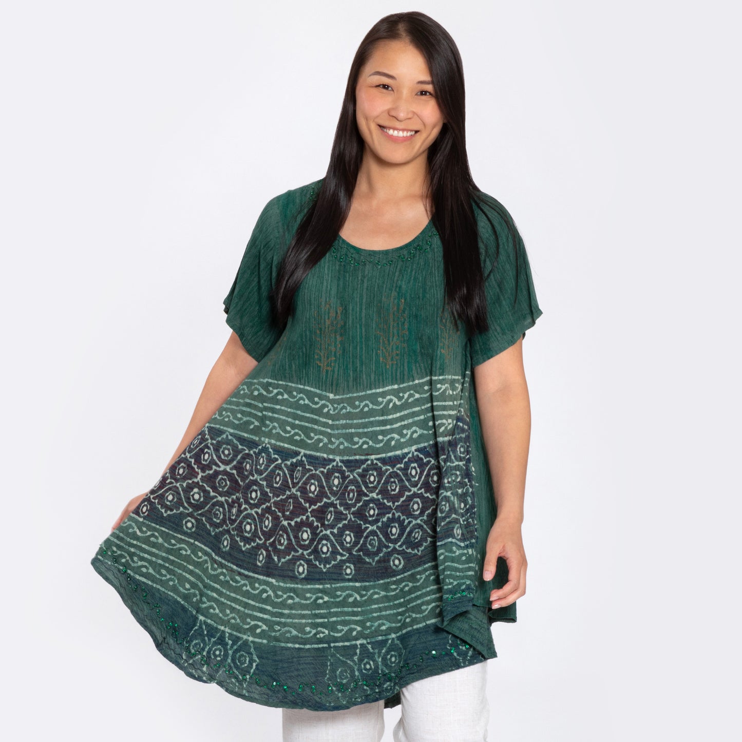 Emerald Bay Short Sleeve Tunic