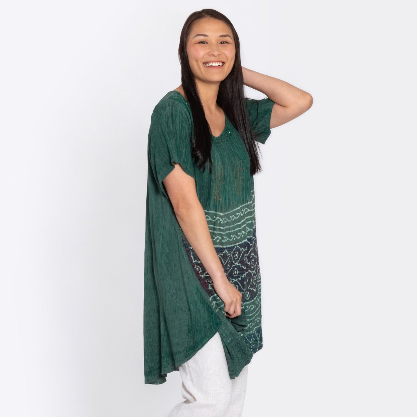 Emerald Bay Short Sleeve Tunic