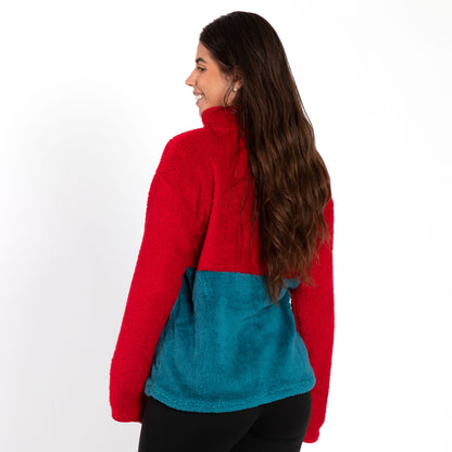 Two Tone Fleece Pullover