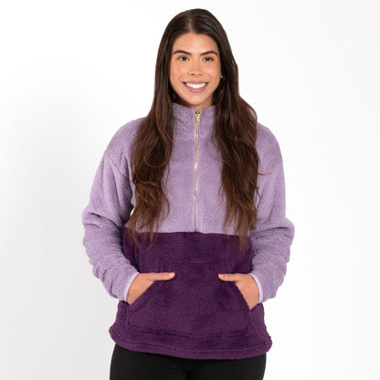 Two Tone Fleece Pullover