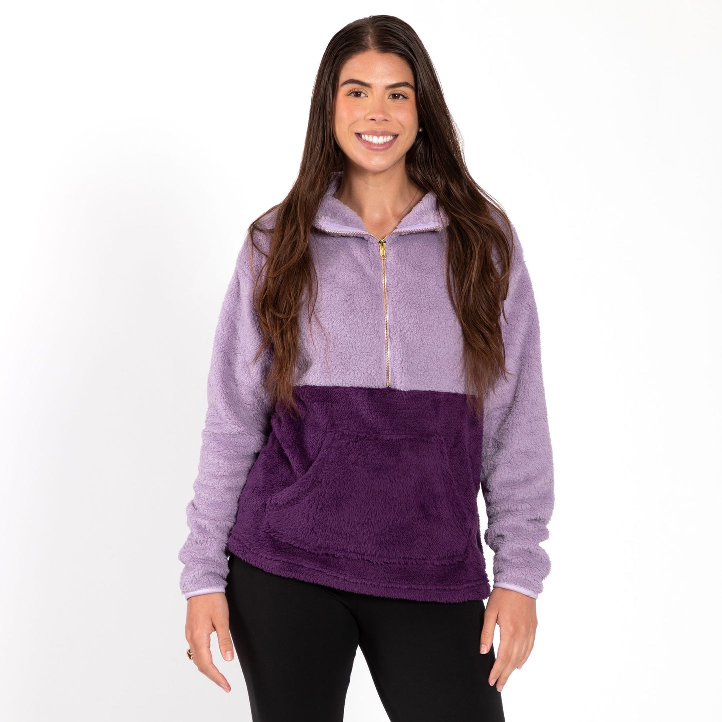 Two Tone Fleece Pullover