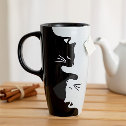 Paws & Prints Tall Ceramic Mug