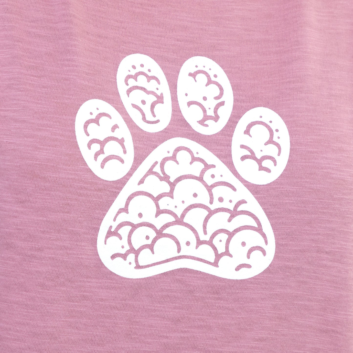 Paw Print Clouds Slub Tank Top