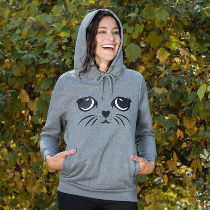 Kitty Face Hooded Sweatshirt