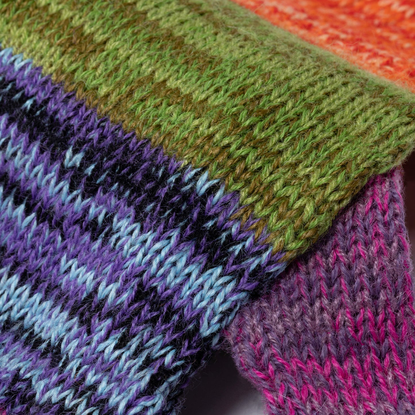 Colorful Alpaca Gloves