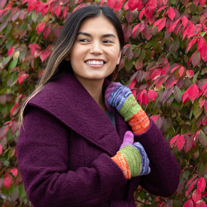 Colorful Alpaca Gloves