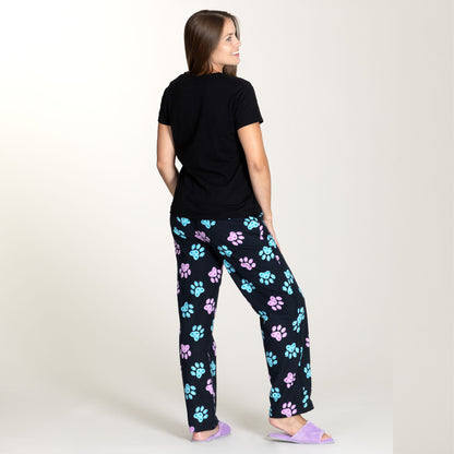 Argyle Paws Flannel Pajama Set