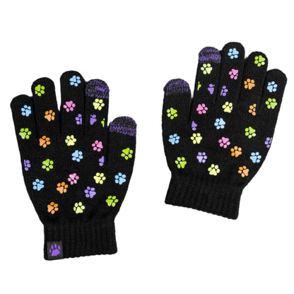 Paw Print Touch Screen Gloves