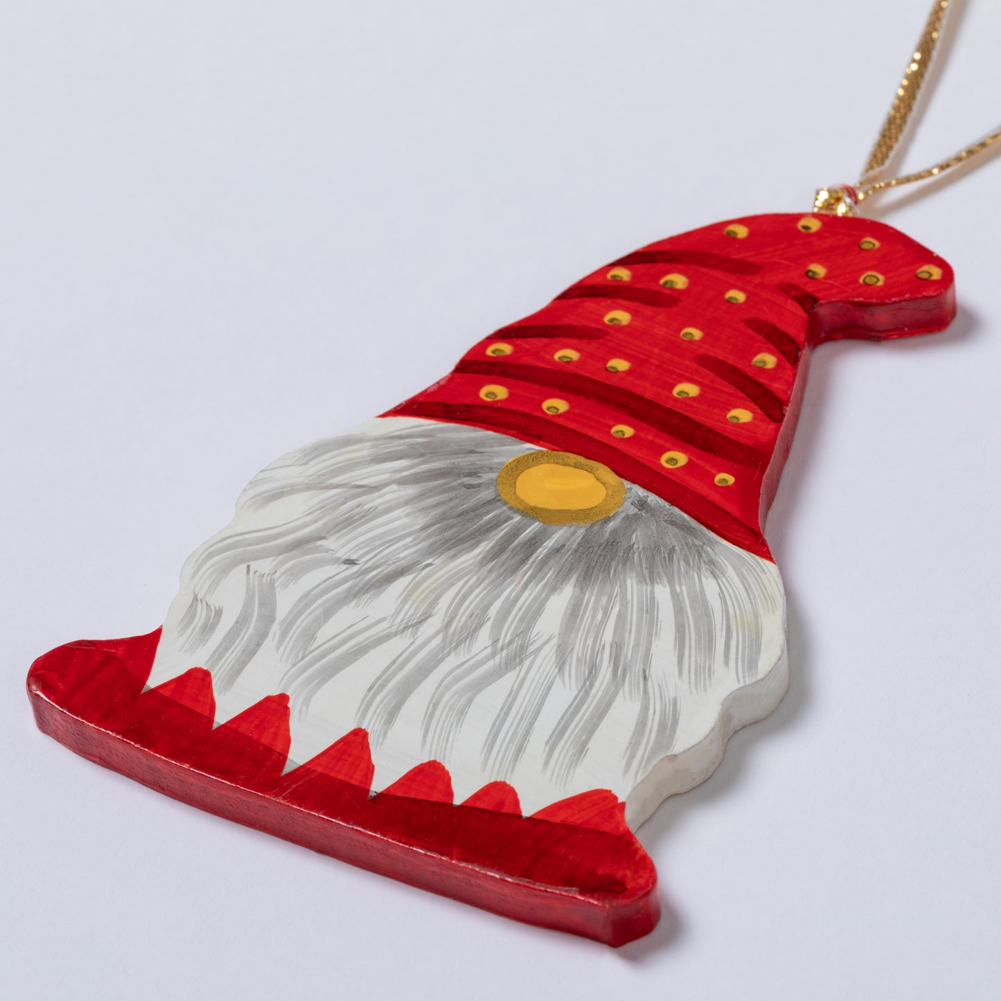 Hand Painted Gnome Ornament