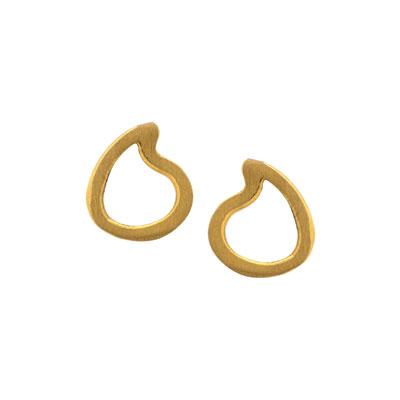 Enchanting Gold-Plated Post Earrings