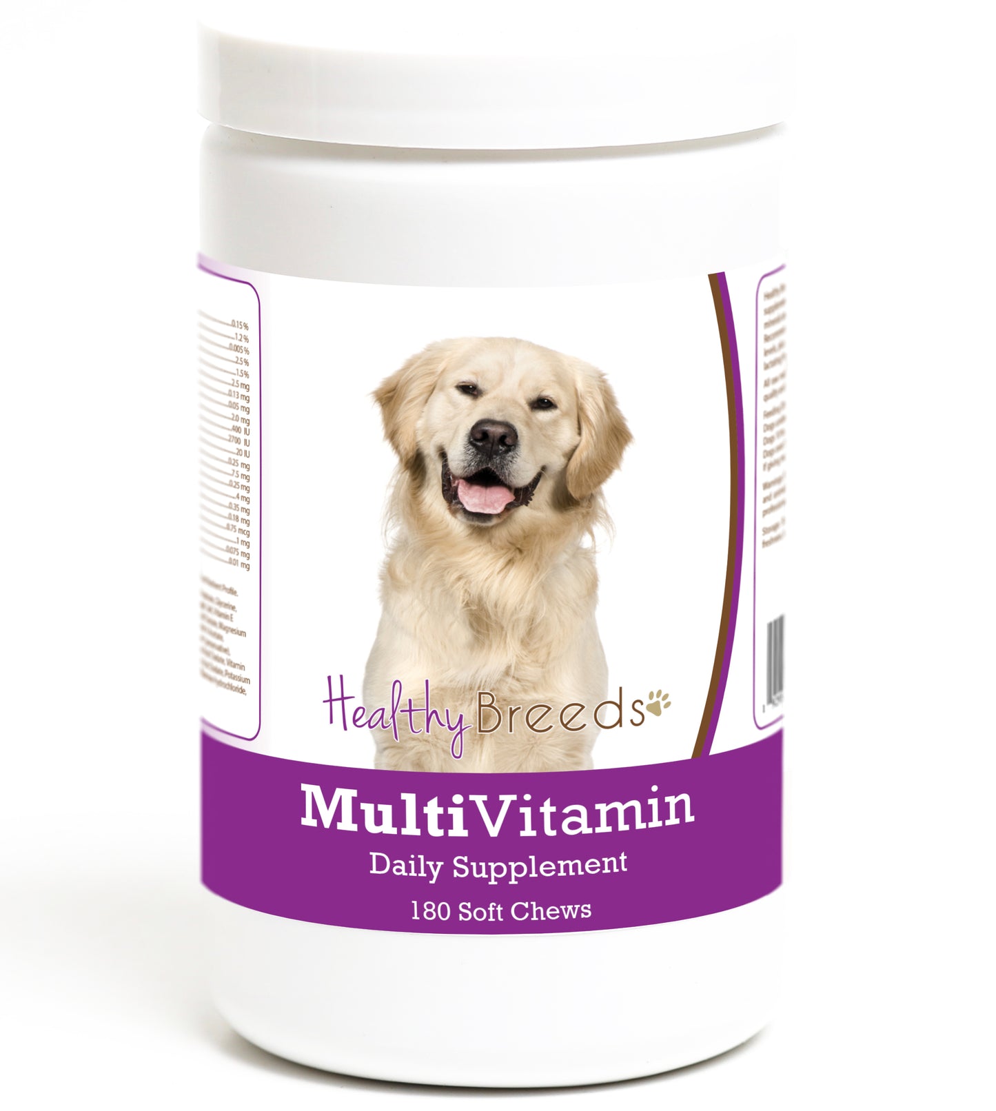 Healthy Breeds Multivitamin Soft Chew for Dogs - 180 Count