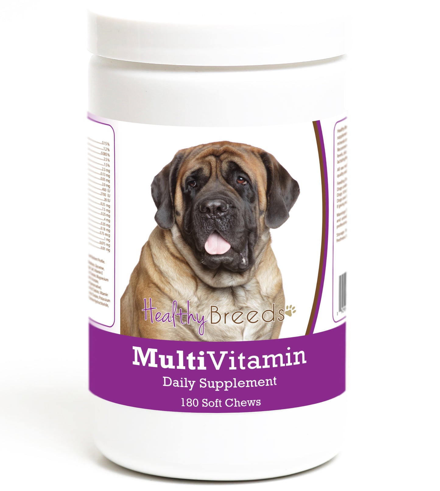 Healthy Breeds Multivitamin Soft Chew for Dogs - 180 Count