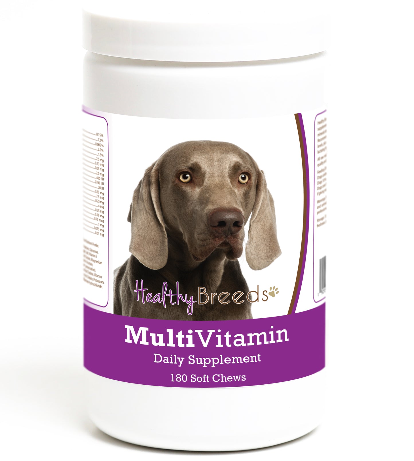 Healthy Breeds Multivitamin Soft Chew for Dogs - 180 Count