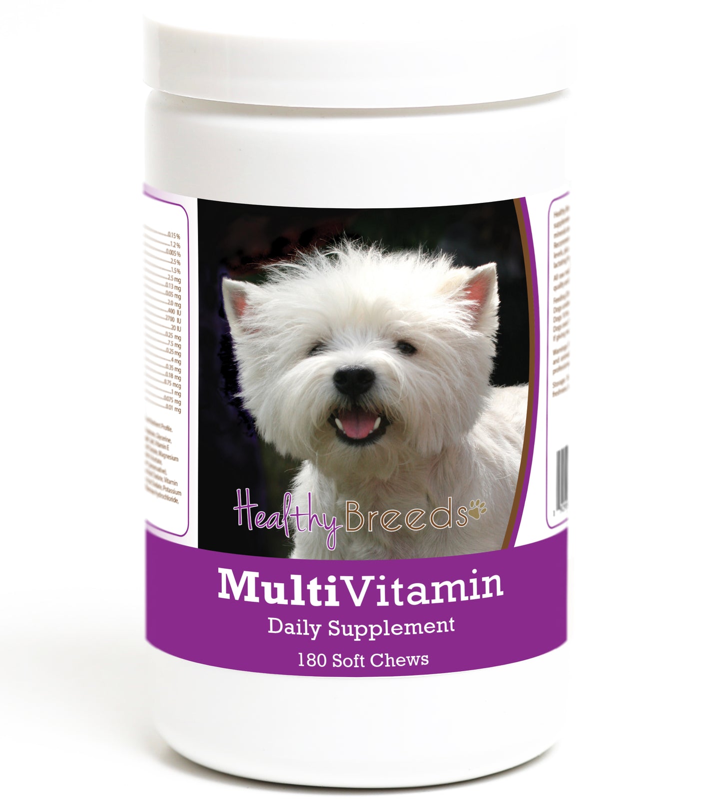 Healthy Breeds Multivitamin Soft Chew for Dogs - 180 Count