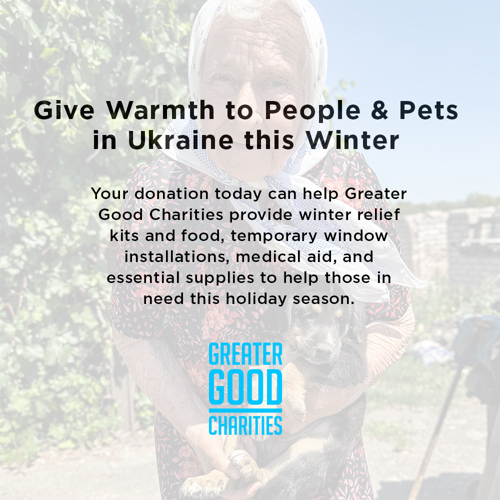 Crisis in Ukraine: Give Warmth to People and Pets this Winter