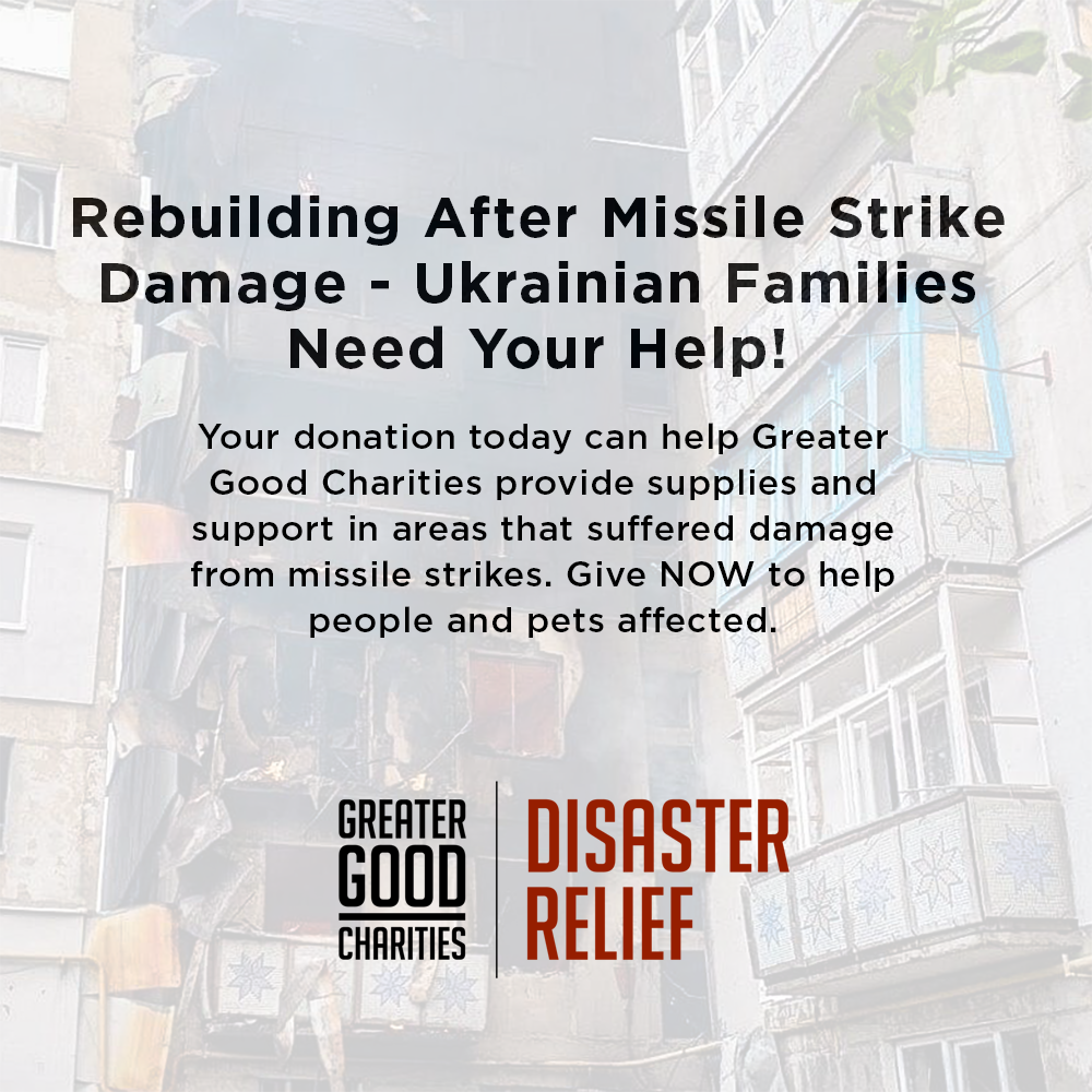 Civilians Targeted! Help Homeless Victims Rebuild From Ruthless Missile Strikes