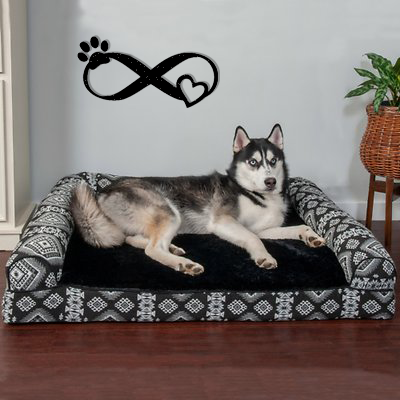 Infinity Paw Heart - Metal Wall Art