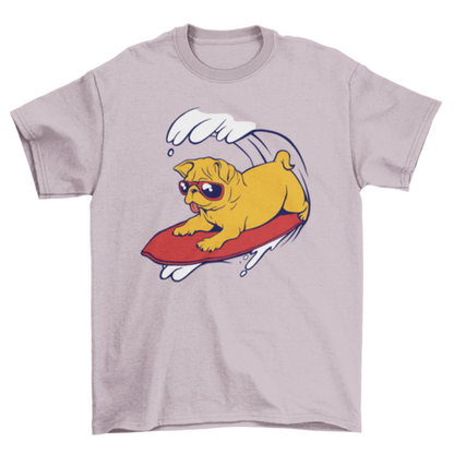 Surf's Up Pug T-Shirt