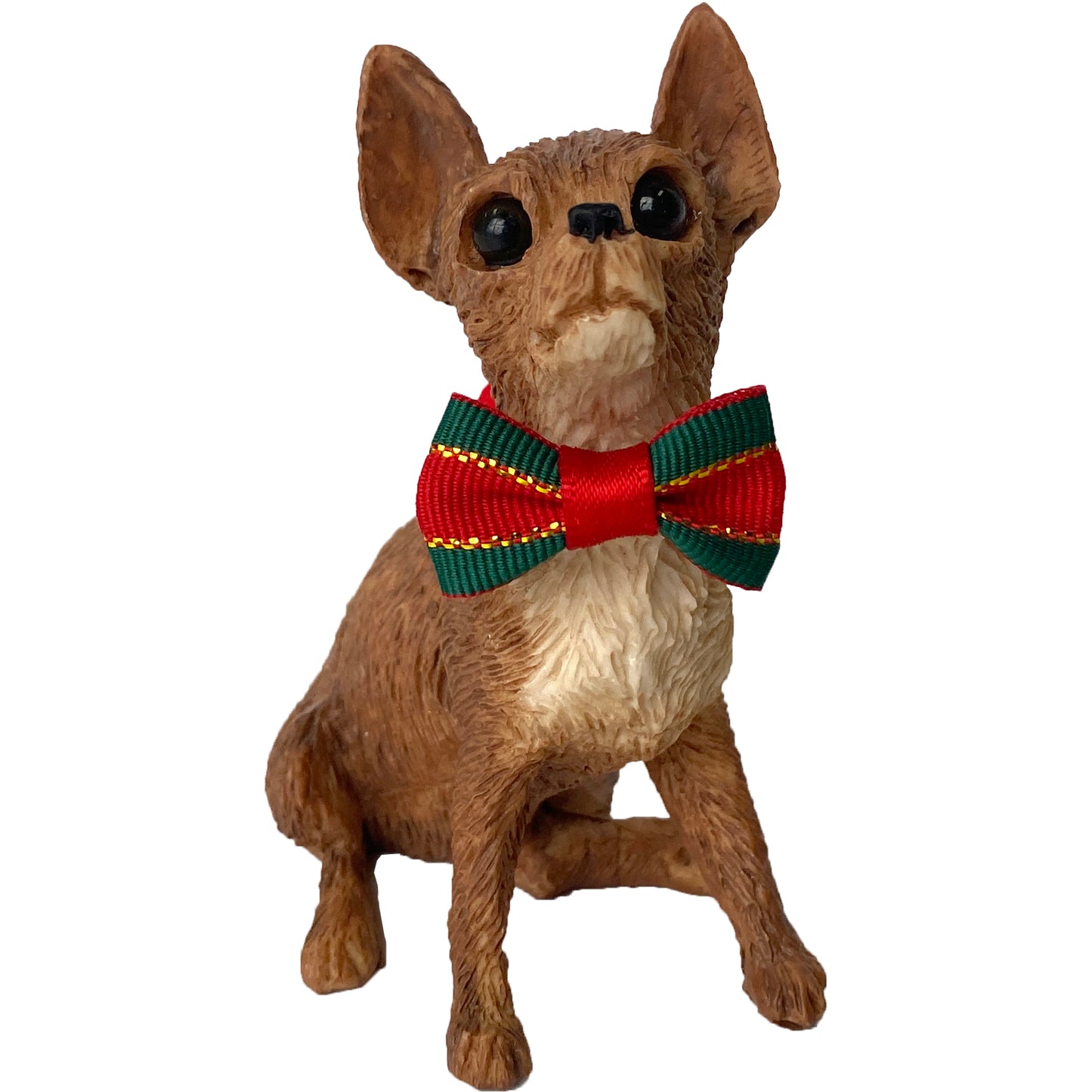 Tan Chihuahua Christmas Ornament