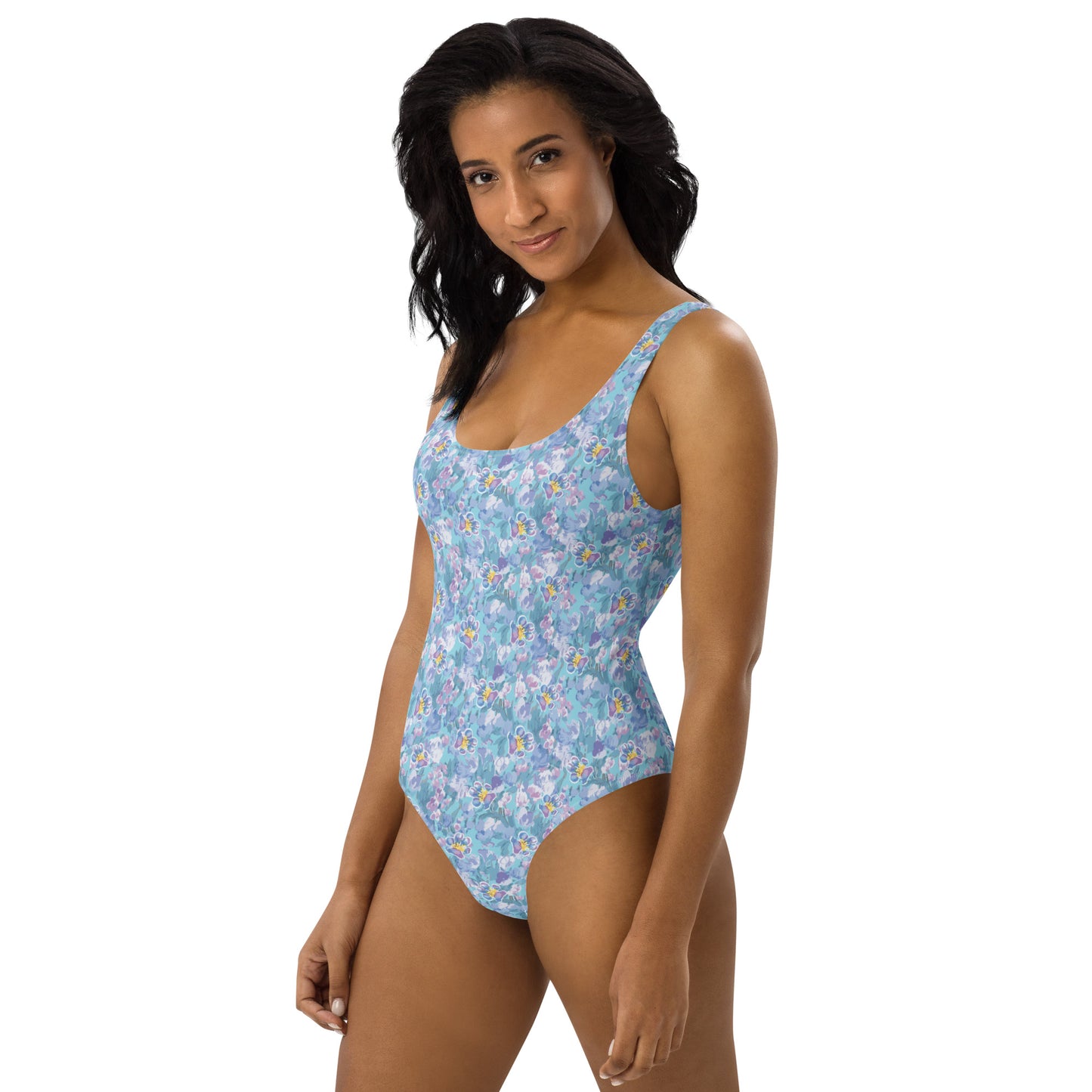 Floral Paw One-Piece Swimsuit