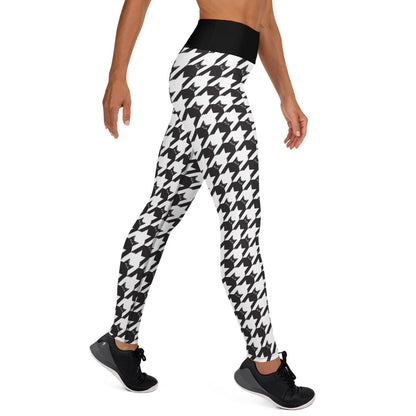 Black Cat Houndstooth Leggings