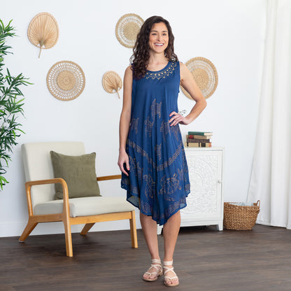 Golden Turtles Sleeveless Dress