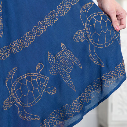 Golden Turtles Sleeveless Dress