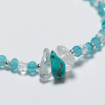 Message in a Bottle Birthstone Bracelet Gift