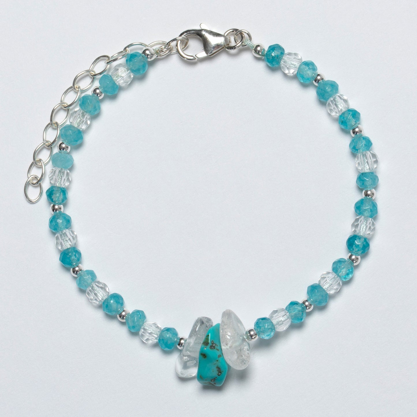 Message in a Bottle Birthstone Bracelet Gift