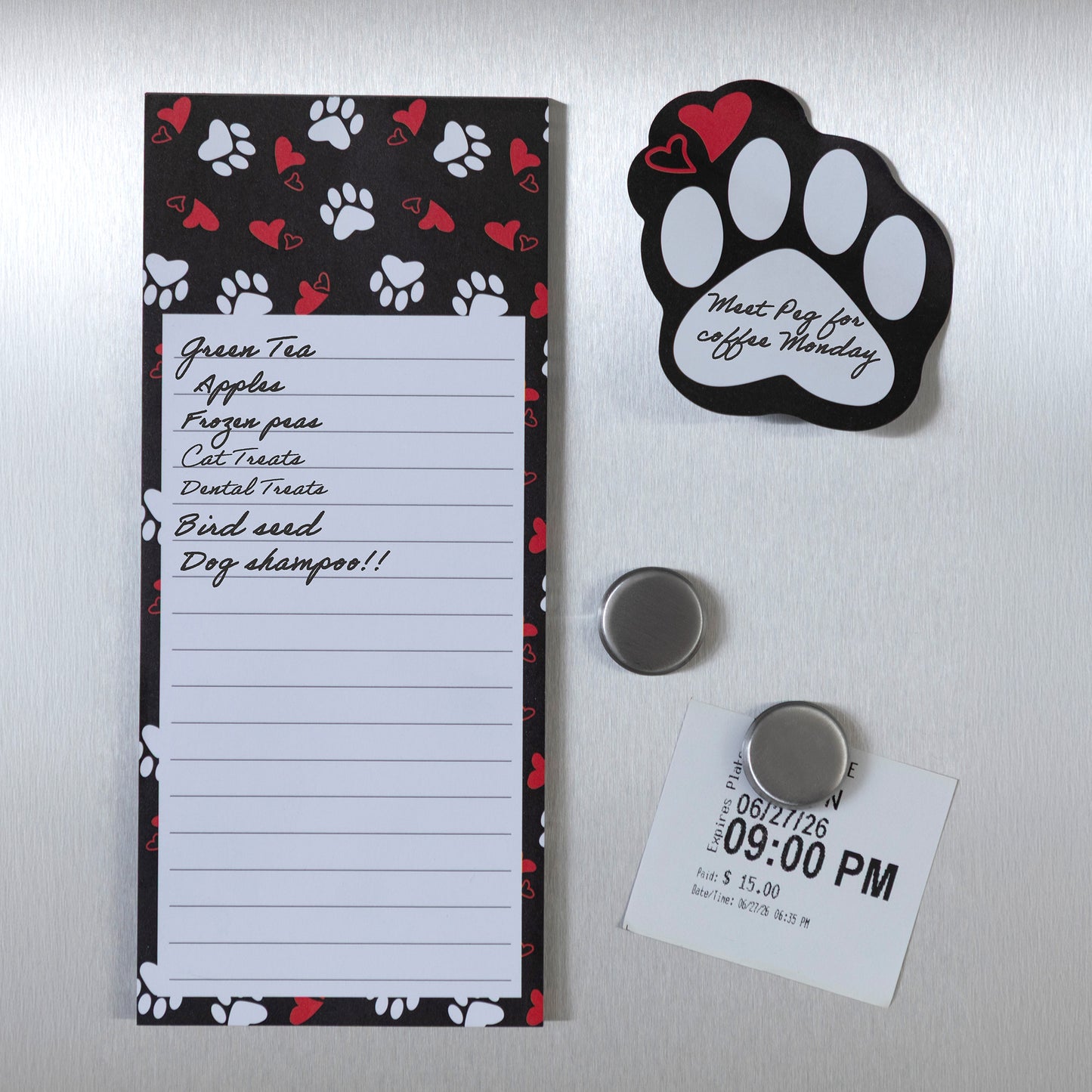Fun Prints Magnetic Notepad & Sticky Note Set