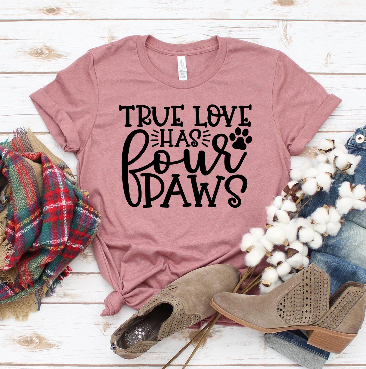 True Love Has Four Paws T-shirt