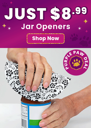 Get easy-grip Jar Openers for just $8.99! Choose from 15 fun designs making it a great gift while supporting shelter pets and more through The Animal Rescue Site and GreaterGood.