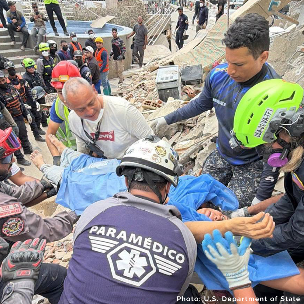 Rush Emergency Aid to Earthquake Survivors in Venezuela