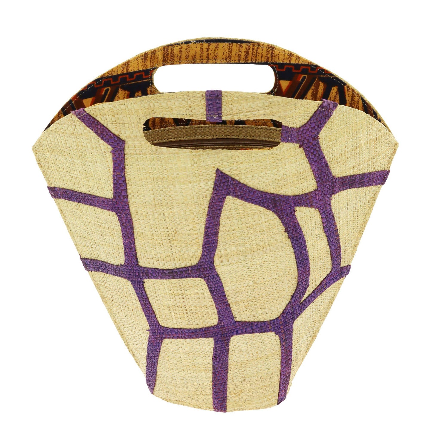 Flora Raffia Bag