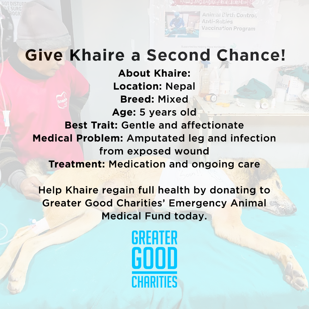 Funded - Give Khaire a Second Chance