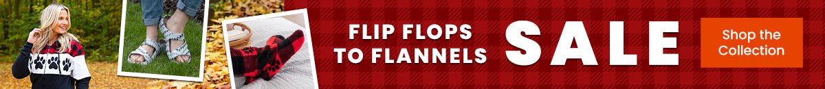 Shop the "Flip Flops To Flannels" Sale to save up to 65% off on seasonal apparel and footwear. Proceeds help support shelter pets and more through The Animal Rescue Site and GreaterGood.