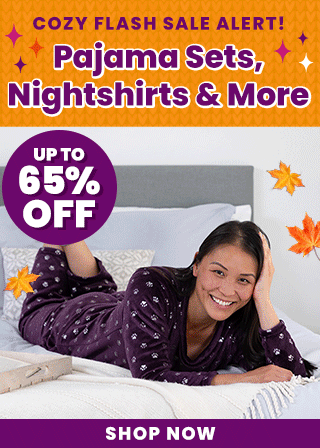 Get up to 65% off pajama sets, nightshirts, and more cozy sleepwear. Shop now to stay comfortable and support shelter pets and other great causes through The Animal Rescue Site and GreaterGood.