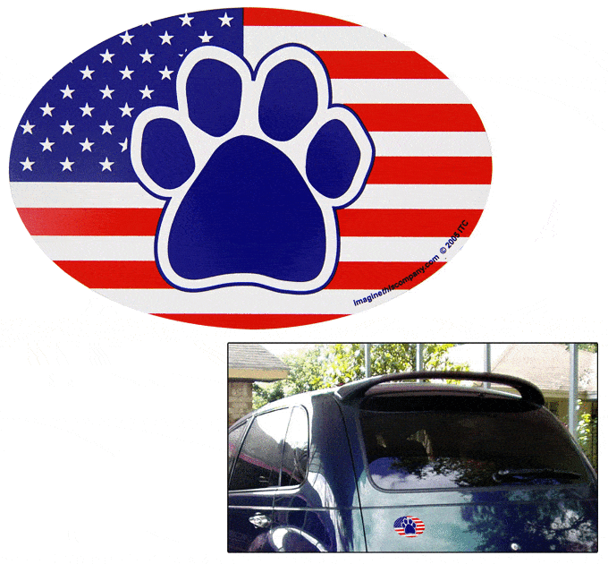 Paws & Rescue Car Magnet