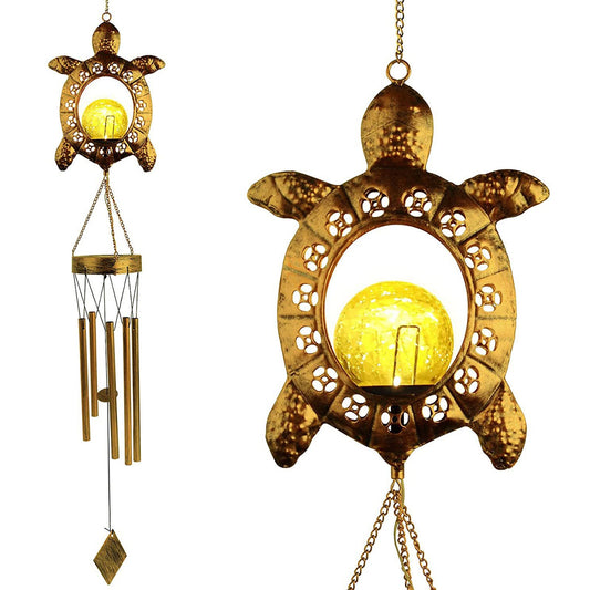 Solar  Turtle Wind Chime